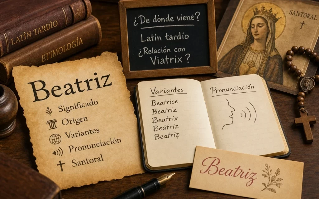 Beatriz: qué significa, de dónde viene y qué variantes tiene