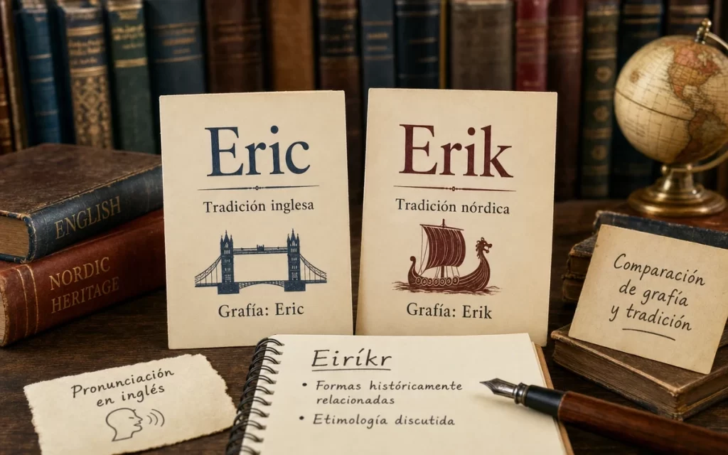 Eric y Erik: diferencias de grafía y tradiciones