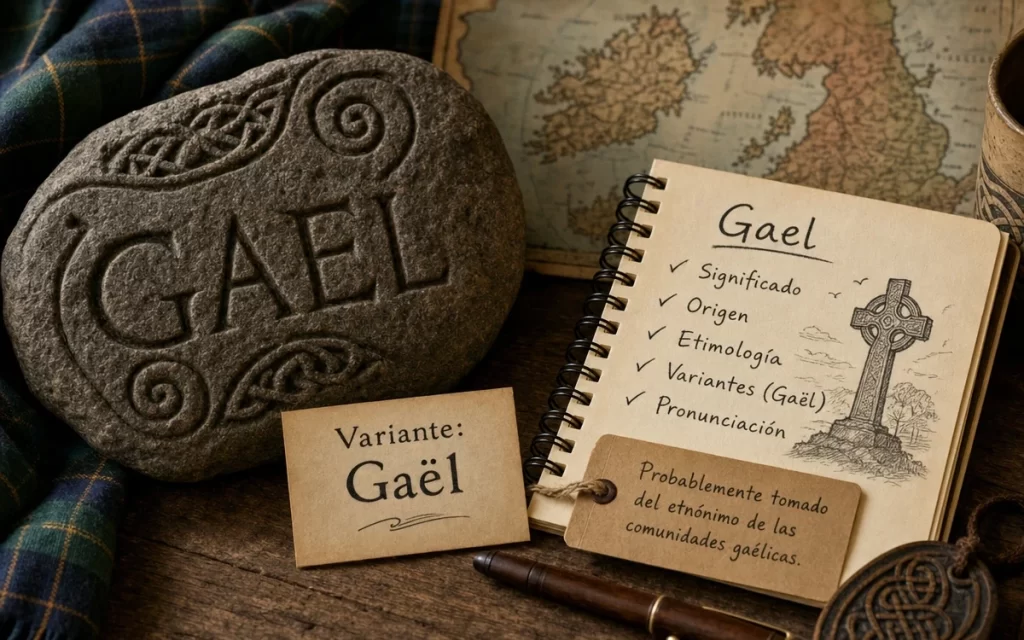 Gael: significado, origen, etimología y variantes