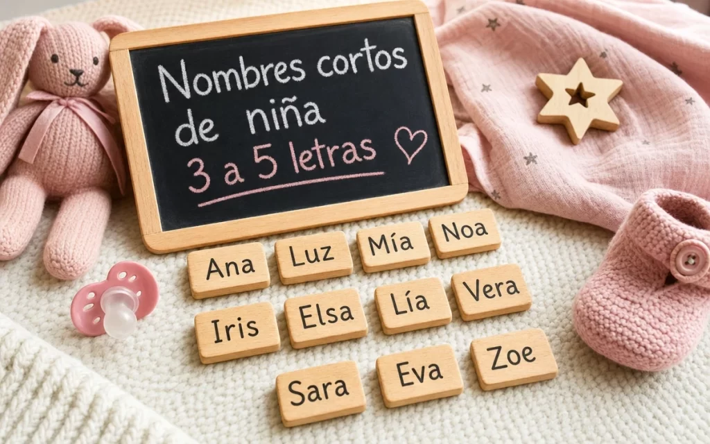Nombres cortos de niña: opciones de hasta 5 letras