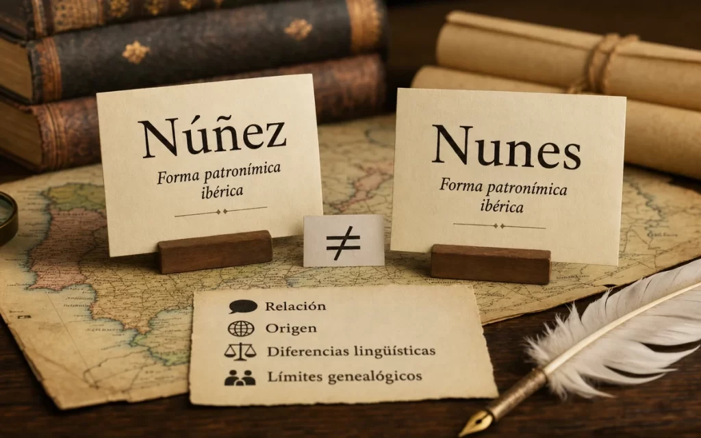 Núñez y Nunes: relación, origen y diferencias entre los apellidos