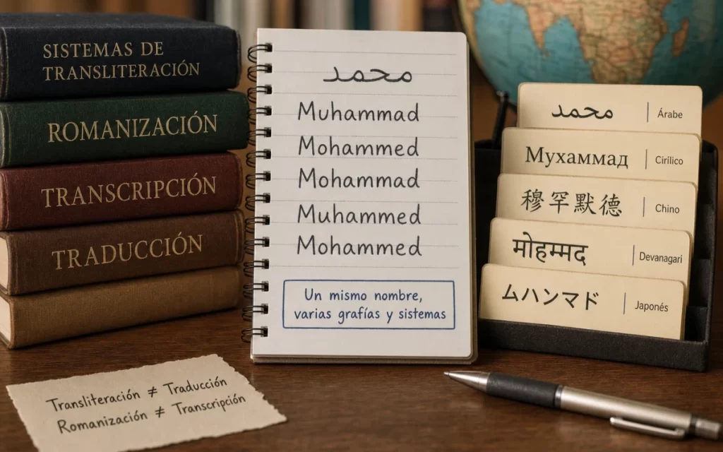 Transliteración de nombres: por qué una misma forma puede escribirse de varias maneras
